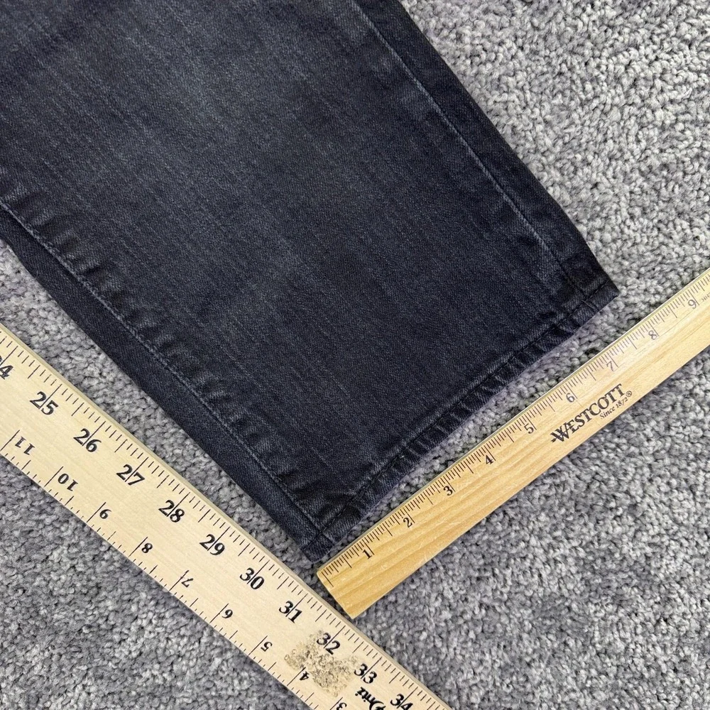 Levis 511 Jeans Mens 36x30 Gray Slim Skinny Charcoal Wash Denim Stretch Casual